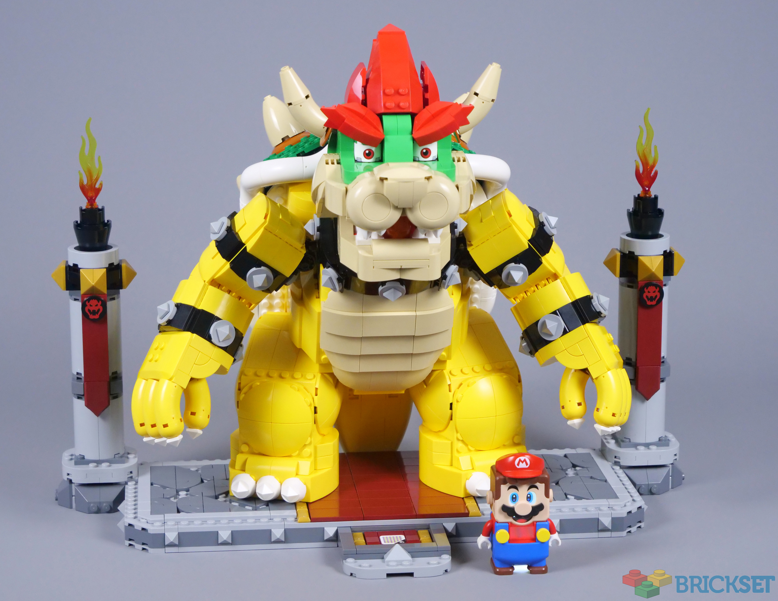 Lego Super Mario 71411 The Mighty Bowser Review Brickset 